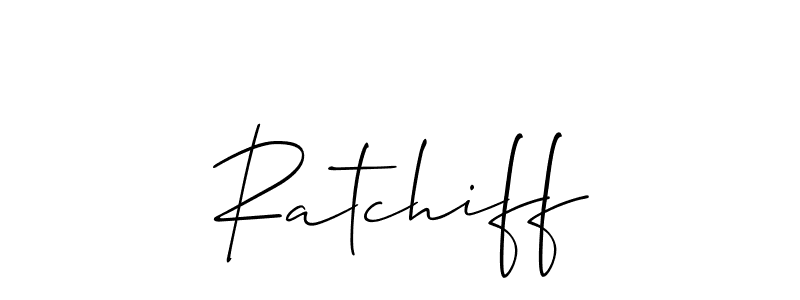 Make a short Ratchiff signature style. Manage your documents anywhere anytime using Allison_Script. Create and add eSignatures, submit forms, share and send files easily. Ratchiff signature style 2 images and pictures png