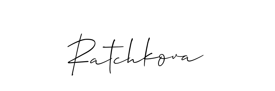 Once you've used our free online signature maker to create your best signature Allison_Script style, it's time to enjoy all of the benefits that Ratchkova name signing documents. Ratchkova signature style 2 images and pictures png