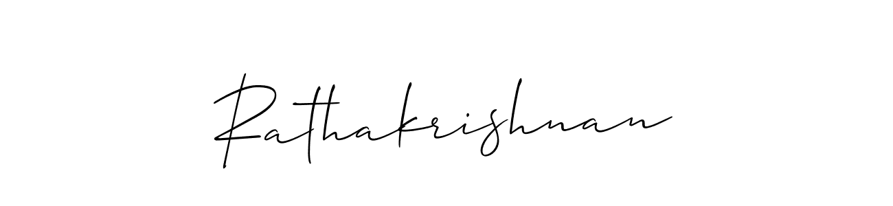 Also we have Rathakrishnan name is the best signature style. Create professional handwritten signature collection using Allison_Script autograph style. Rathakrishnan signature style 2 images and pictures png