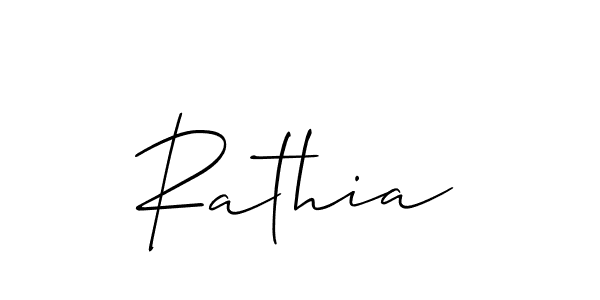 Make a beautiful signature design for name Rathia. Use this online signature maker to create a handwritten signature for free. Rathia signature style 2 images and pictures png