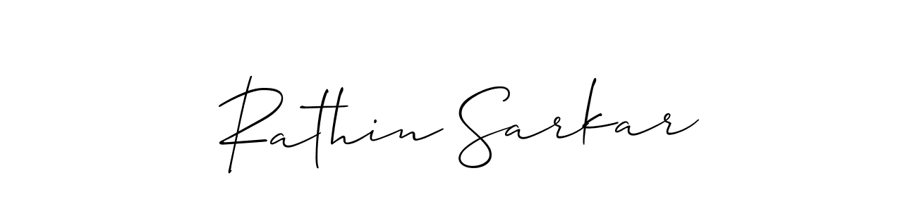 The best way (Allison_Script) to make a short signature is to pick only two or three words in your name. The name Rathin Sarkar include a total of six letters. For converting this name. Rathin Sarkar signature style 2 images and pictures png