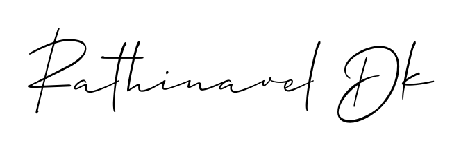 Make a beautiful signature design for name Rathinavel Dk. Use this online signature maker to create a handwritten signature for free. Rathinavel Dk signature style 2 images and pictures png