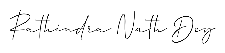 Designed for modern professionals: Rathindra Nath Dey name signature crafted with Allison_Script script. Ready for digital PDF workflows. Rathindra Nath Dey signature style 2 images and pictures png