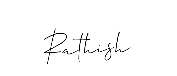 You should practise on your own different ways (Allison_Script) to write your name (Rathish) in signature. don't let someone else do it for you. Rathish signature style 2 images and pictures png