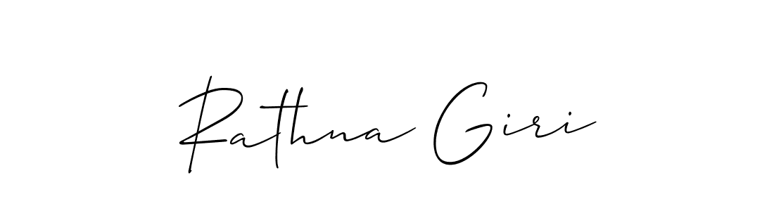 How to Draw Rathna Giri signature style? Allison_Script is a latest design signature styles for name Rathna Giri. Rathna Giri signature style 2 images and pictures png