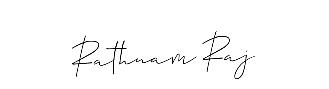 How to Draw Rathnam Raj signature style? Allison_Script is a latest design signature styles for name Rathnam Raj. Rathnam Raj signature style 2 images and pictures png