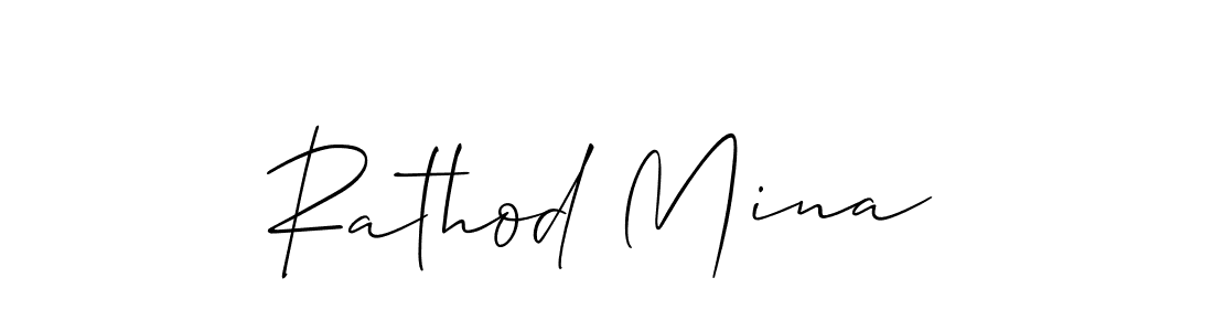 Check out images of Autograph of Rathod Mina name. Actor Rathod Mina Signature Style. Allison_Script is a professional sign style online. Rathod Mina signature style 2 images and pictures png