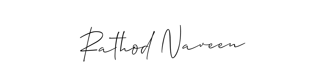 Allison_Script is a professional signature style that is perfect for those who want to add a touch of class to their signature. It is also a great choice for those who want to make their signature more unique. Get Rathod Naveen name to fancy signature for free. Rathod Naveen signature style 2 images and pictures png