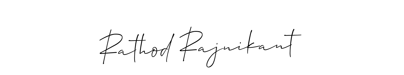 Check out images of Autograph of Rathod Rajnikant name. Actor Rathod Rajnikant Signature Style. Allison_Script is a professional sign style online. Rathod Rajnikant signature style 2 images and pictures png