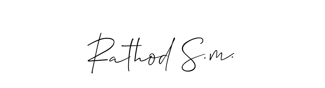 Once you've used our free online signature maker to create your best signature Allison_Script style, it's time to enjoy all of the benefits that Rathod S.m. name signing documents. Rathod S.m. signature style 2 images and pictures png