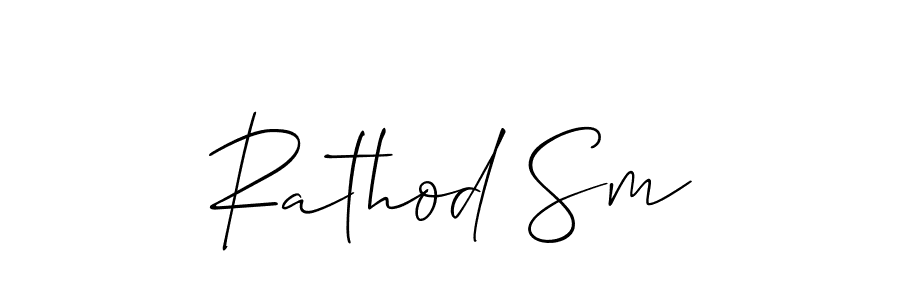 This is the best signature style for the Rathod Sm name. Also you like these signature font (Allison_Script). Mix name signature. Rathod Sm signature style 2 images and pictures png