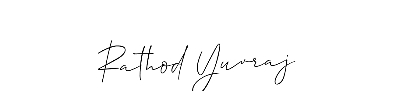 Also You can easily find your signature by using the search form. We will create Rathod Yuvraj name handwritten signature images for you free of cost using Allison_Script sign style. Rathod Yuvraj signature style 2 images and pictures png