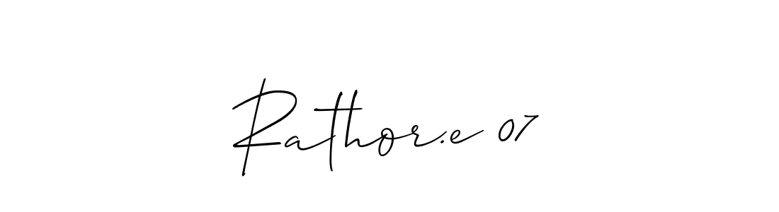 Use a signature maker to create a handwritten signature online. With this signature software, you can design (Allison_Script) your own signature for name Rathor.e 07. Rathor.e 07 signature style 2 images and pictures png