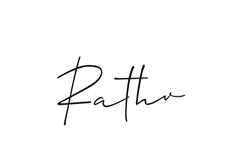 Best and Professional Signature Style for Rathv. Allison_Script Best Signature Style Collection. Rathv signature style 2 images and pictures png