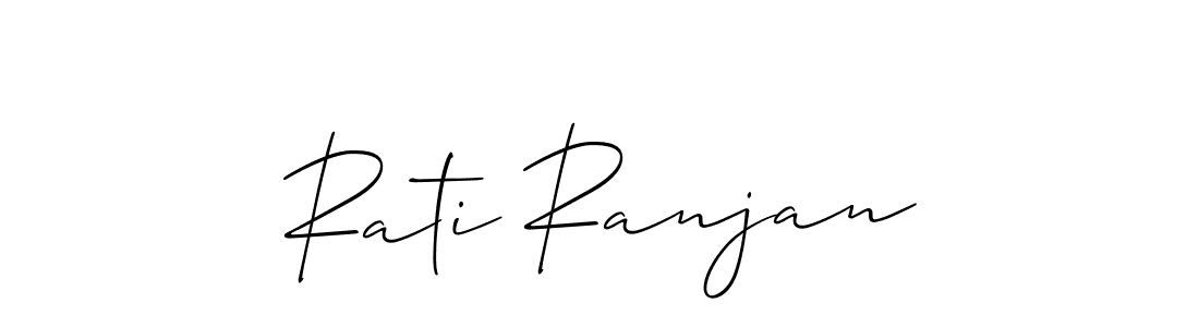 You should practise on your own different ways (Allison_Script) to write your name (Rati Ranjan) in signature. don't let someone else do it for you. Rati Ranjan signature style 2 images and pictures png