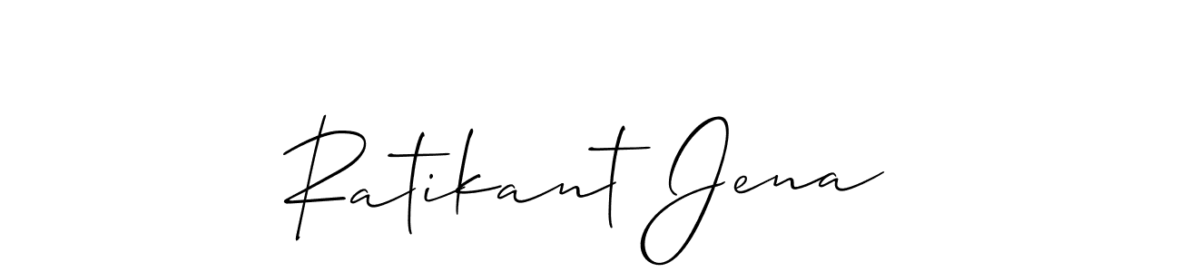 Also You can easily find your signature by using the search form. We will create Ratikant Jena name handwritten signature images for you free of cost using Allison_Script sign style. Ratikant Jena signature style 2 images and pictures png