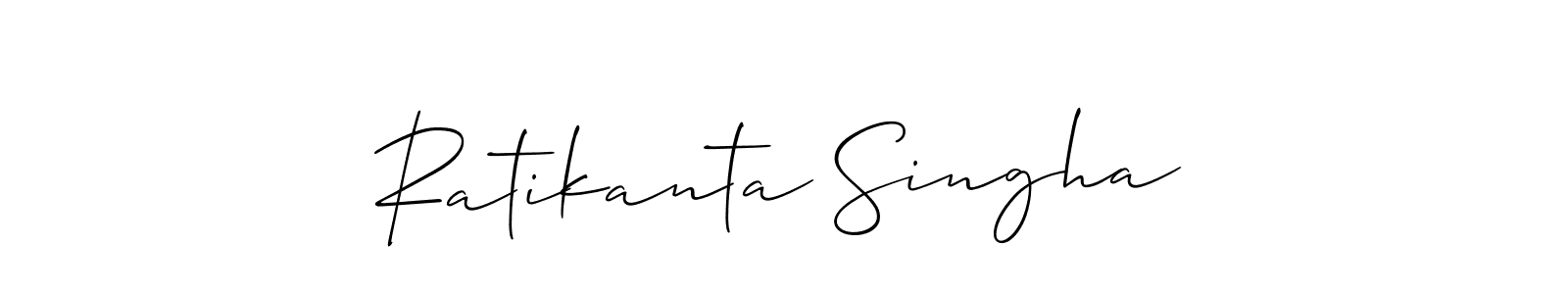 You can use this online signature creator to create a handwritten signature for the name Ratikanta Singha. This is the best online autograph maker. Ratikanta Singha signature style 2 images and pictures png