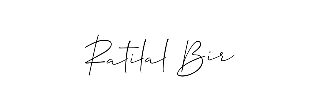 Make a short Ratilal Bir signature style. Manage your documents anywhere anytime using Allison_Script. Create and add eSignatures, submit forms, share and send files easily. Ratilal Bir signature style 2 images and pictures png