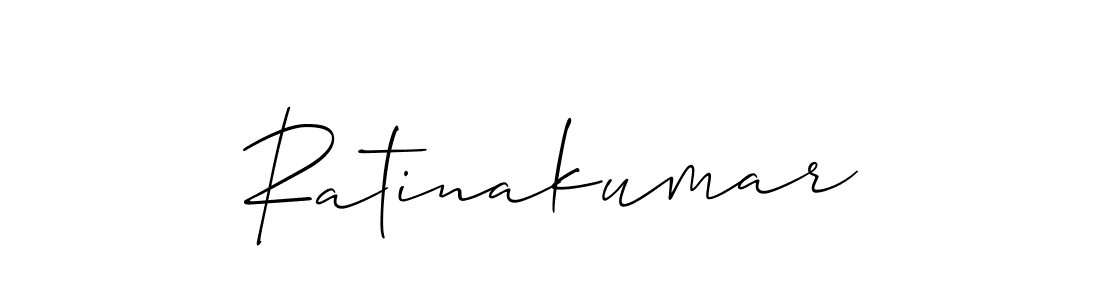 Make a short Ratinakumar signature style. Manage your documents anywhere anytime using Allison_Script. Create and add eSignatures, submit forms, share and send files easily. Ratinakumar signature style 2 images and pictures png