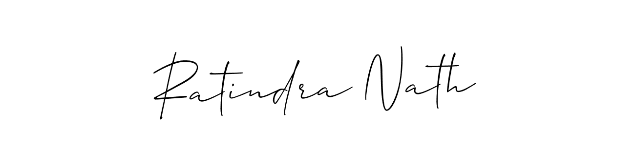 Create a beautiful signature design for name Ratindra Nath. With this signature (Allison_Script) fonts, you can make a handwritten signature for free. Ratindra Nath signature style 2 images and pictures png