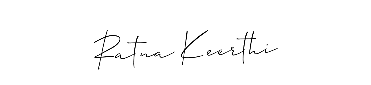 How to Draw Ratna Keerthi signature style? Allison_Script is a latest design signature styles for name Ratna Keerthi. Ratna Keerthi signature style 2 images and pictures png