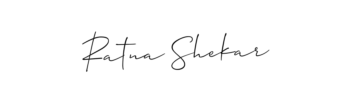 It looks lik you need a new signature style for name Ratna Shekar. Design unique handwritten (Allison_Script) signature with our free signature maker in just a few clicks. Ratna Shekar signature style 2 images and pictures png