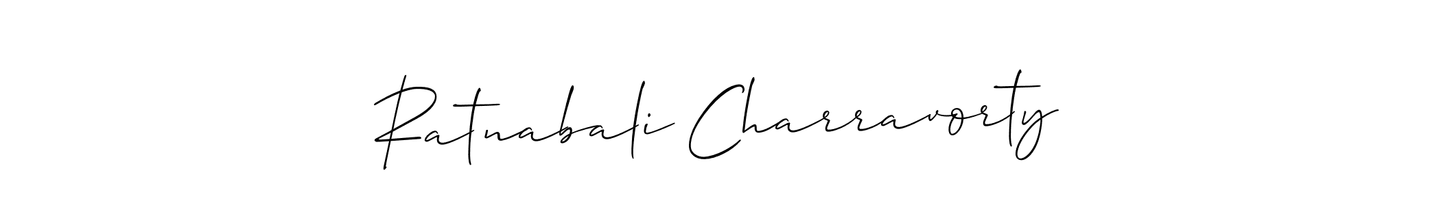 Similarly Allison_Script is the best handwritten signature design. Signature creator online .You can use it as an online autograph creator for name Ratnabali Charravorty. Ratnabali Charravorty signature style 2 images and pictures png