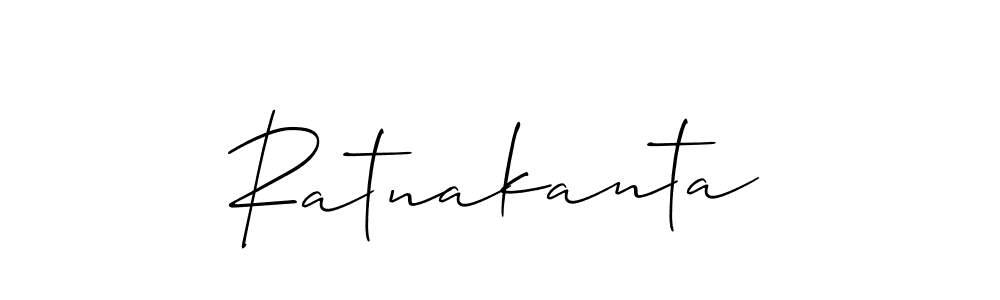 How to Draw Ratnakanta signature style? Allison_Script is a latest design signature styles for name Ratnakanta. Ratnakanta signature style 2 images and pictures png