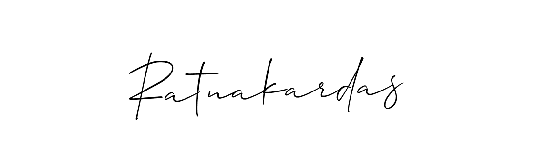 Create a beautiful signature design for name Ratnakardas. With this signature (Allison_Script) fonts, you can make a handwritten signature for free. Ratnakardas signature style 2 images and pictures png