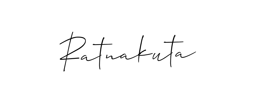 The best way (Allison_Script) to make a short signature is to pick only two or three words in your name. The name Ratnakuta include a total of six letters. For converting this name. Ratnakuta signature style 2 images and pictures png