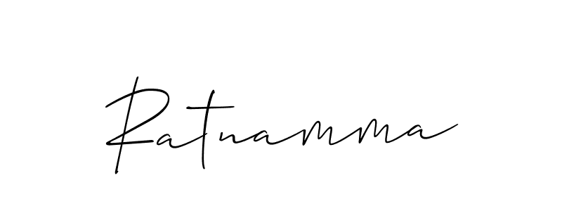How to make Ratnamma name signature. Use Allison_Script style for creating short signs online. This is the latest handwritten sign. Ratnamma signature style 2 images and pictures png