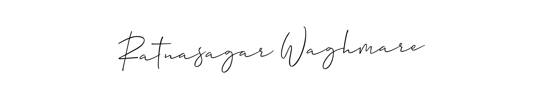 You should practise on your own different ways (Allison_Script) to write your name (Ratnasagar Waghmare) in signature. don't let someone else do it for you. Ratnasagar Waghmare signature style 2 images and pictures png