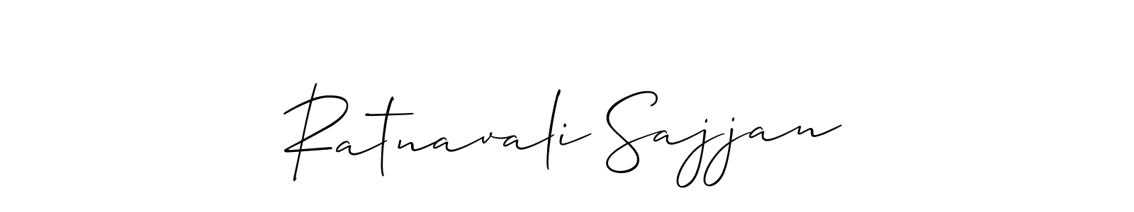 Check out images of Autograph of Ratnavali Sajjan name. Actor Ratnavali Sajjan Signature Style. Allison_Script is a professional sign style online. Ratnavali Sajjan signature style 2 images and pictures png