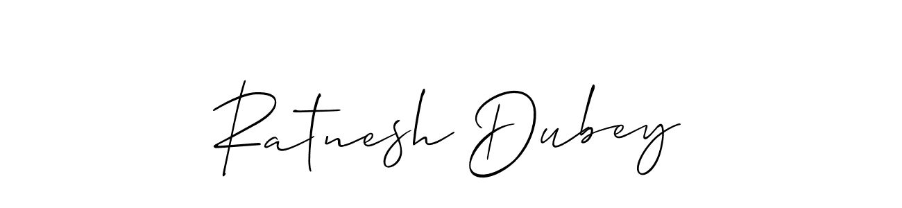 This is the best signature style for the Ratnesh Dubey name. Also you like these signature font (Allison_Script). Mix name signature. Ratnesh Dubey signature style 2 images and pictures png