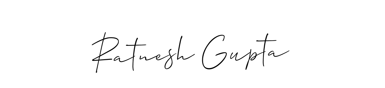 You should practise on your own different ways (Allison_Script) to write your name (Ratnesh Gupta) in signature. don't let someone else do it for you. Ratnesh Gupta signature style 2 images and pictures png