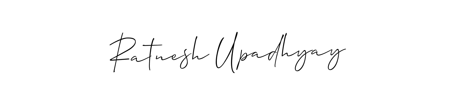 How to make Ratnesh Upadhyay signature? Allison_Script is a professional autograph style. Create handwritten signature for Ratnesh Upadhyay name. Ratnesh Upadhyay signature style 2 images and pictures png