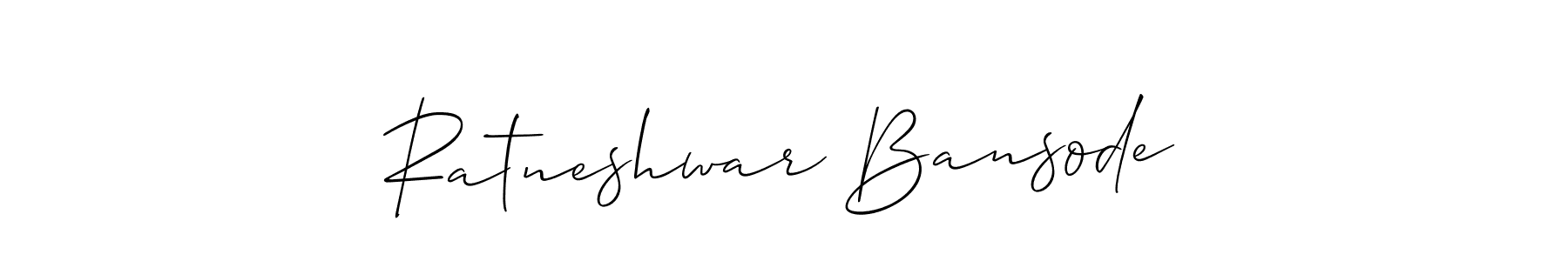 You can use this online signature creator to create a handwritten signature for the name Ratneshwar Bansode. This is the best online autograph maker. Ratneshwar Bansode signature style 2 images and pictures png