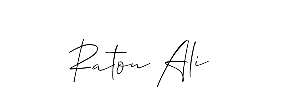 Once you've used our free online signature maker to create your best signature Allison_Script style, it's time to enjoy all of the benefits that Raton Ali name signing documents. Raton Ali signature style 2 images and pictures png