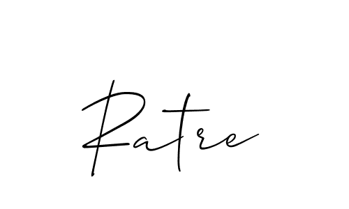 Ratre stylish signature style. Best Handwritten Sign (Allison_Script) for my name. Handwritten Signature Collection Ideas for my name Ratre. Ratre signature style 2 images and pictures png