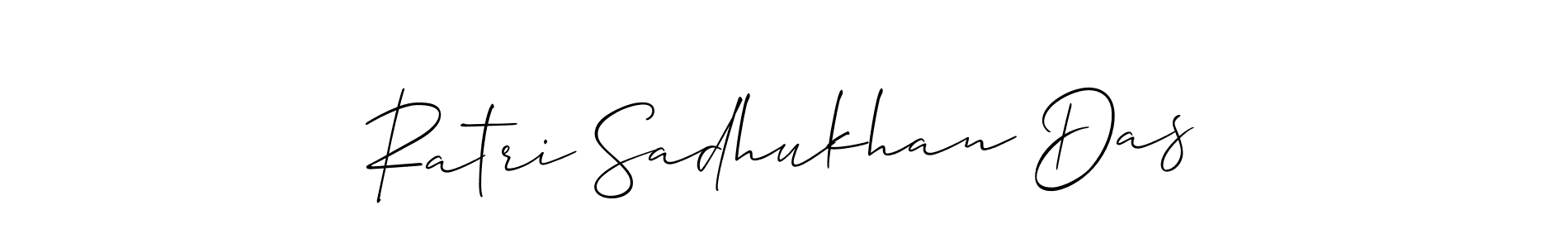 How to Draw Ratri Sadhukhan Das signature style? Allison_Script is a latest design signature styles for name Ratri Sadhukhan Das. Ratri Sadhukhan Das signature style 2 images and pictures png