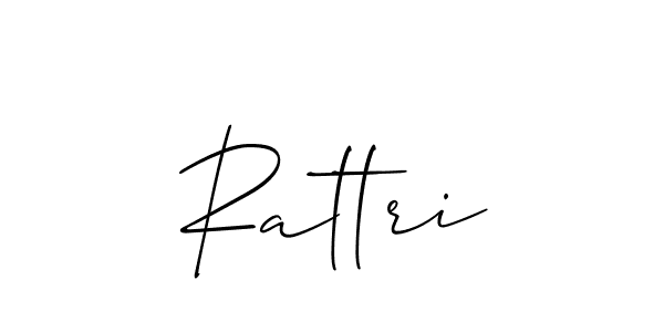 Also we have Rattri name is the best signature style. Create professional handwritten signature collection using Allison_Script autograph style. Rattri signature style 2 images and pictures png
