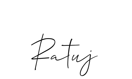 Also we have Ratuj name is the best signature style. Create professional handwritten signature collection using Allison_Script autograph style. Ratuj signature style 2 images and pictures png