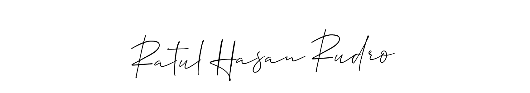 You can use this online signature creator to create a handwritten signature for the name Ratul Hasan Rudro. This is the best online autograph maker. Ratul Hasan Rudro signature style 2 images and pictures png