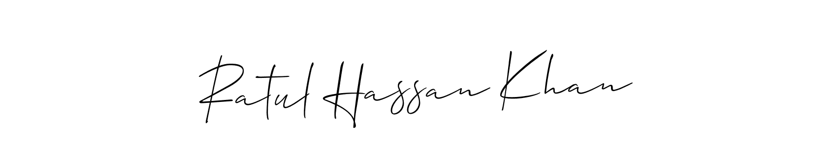 Here are the top 10 professional signature styles for the name Ratul Hassan Khan. These are the best autograph styles you can use for your name. Ratul Hassan Khan signature style 2 images and pictures png