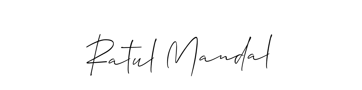 Best and Professional Signature Style for Ratul Mandal. Allison_Script Best Signature Style Collection. Ratul Mandal signature style 2 images and pictures png