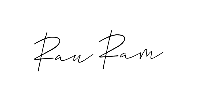 How to make Rau Ram signature? Allison_Script is a professional autograph style. Create handwritten signature for Rau Ram name. Rau Ram signature style 2 images and pictures png