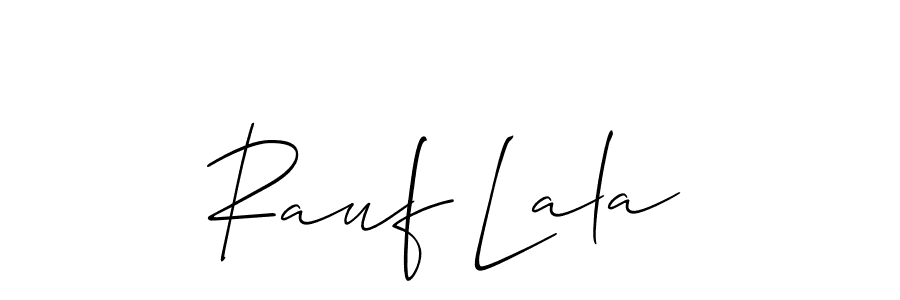 Create a beautiful signature design for name Rauf Lala. With this signature (Allison_Script) fonts, you can make a handwritten signature for free. Rauf Lala signature style 2 images and pictures png