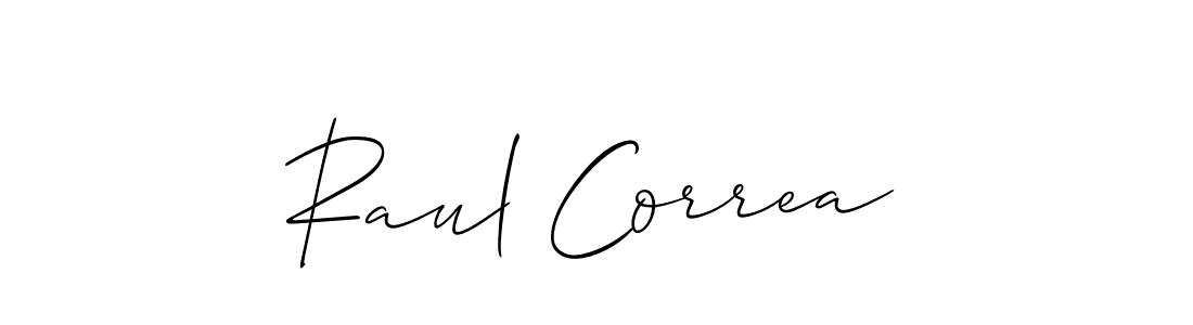 Check out images of Autograph of Raul Correa name. Actor Raul Correa Signature Style. Allison_Script is a professional sign style online. Raul Correa signature style 2 images and pictures png