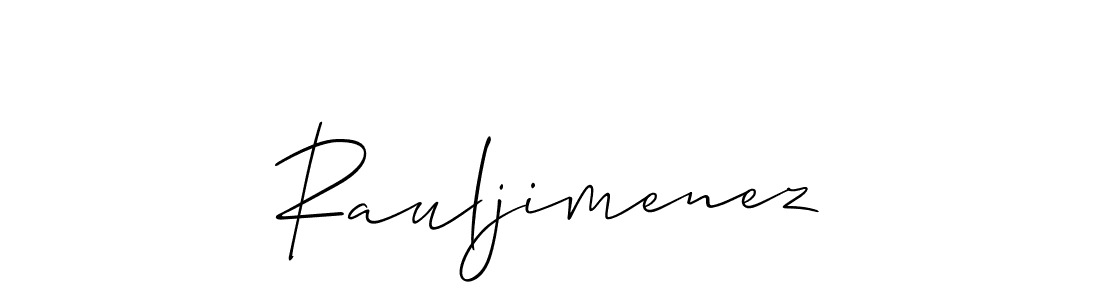 Best and Professional Signature Style for Rauljimenez. Allison_Script Best Signature Style Collection. Rauljimenez signature style 2 images and pictures png