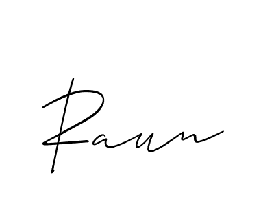 Check out images of Autograph of Raun name. Actor Raun Signature Style. Allison_Script is a professional sign style online. Raun signature style 2 images and pictures png